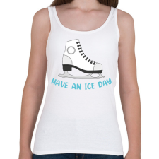PRINTFASHION Have an ice day - Női atléta - Fehér női trikó