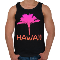PRINTFASHION Hawaii - Férfi atléta - Fekete