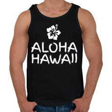 PRINTFASHION Hawaii - Férfi atléta - Fekete
