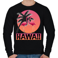 PRINTFASHION Hawaii - Férfi pulóver - Fekete férfi pulóver, kardigán