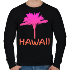 PRINTFASHION Hawaii - Férfi pulóver - Fekete férfi pulóver, kardigán