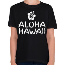 PRINTFASHION Hawaii - Gyerek póló - Fekete gyerek póló