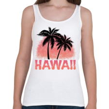 PRINTFASHION Hawaii - Női atléta - Fehér női trikó