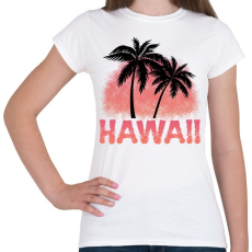 PRINTFASHION Hawaii - Női póló - Fehér