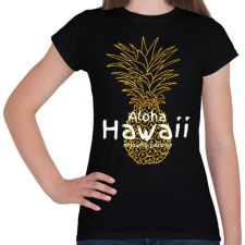 PRINTFASHION Hawaii - Női póló - Fekete női póló
