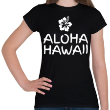 PRINTFASHION Hawaii - Női póló - Fekete női póló