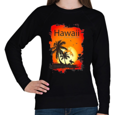 PRINTFASHION Hawaii - Női pulóver - Fekete