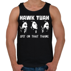 PRINTFASHION hawk tuah - Férfi atléta - Fekete