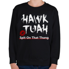 PRINTFASHION hawk tuah - Gyerek pulóver - Fekete gyerek pulóver, kardigán
