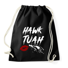 PRINTFASHION Hawk Tuah… Spit On That Thing - Sportzsák, Tornazsák - Fekete tornazsák