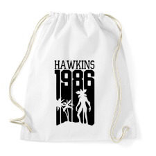 PRINTFASHION hawkins 1986 - Sportzsák, Tornazsák - Fehér tornazsák