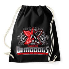 PRINTFASHION Hawkins Demodogs - Sportzsák, Tornazsák - Fekete tornazsák