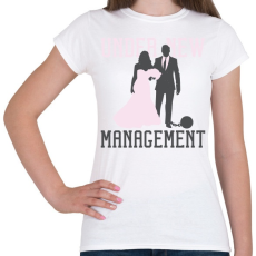 PRINTFASHION Házasság - Női póló - Fehér