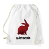 PRINTFASHION Házi nyúl - Sportzsák, Tornazsák - Fehér