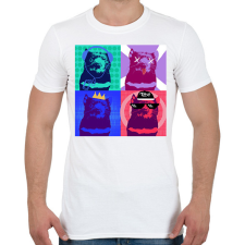 PRINTFASHION Háziállatom - Férfi póló - Fehér férfi póló