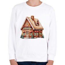 PRINTFASHION Házikó - Gyerek pulóver - Fehér gyerek pulóver, kardigán