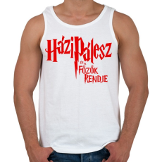 PRINTFASHION Házipálesz - Férfi atléta - Fehér