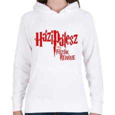 PRINTFASHION Házipálesz - Női kapucnis pulóver - Fehér