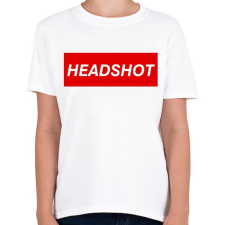 PRINTFASHION Headshot - Gyerek póló - Fehér gyerek póló