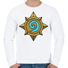 PRINTFASHION Hearthstone - Férfi pulóver - Fehér