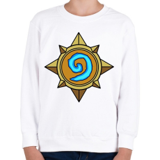 PRINTFASHION Hearthstone - Gyerek pulóver - Fehér