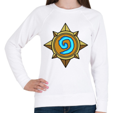 PRINTFASHION Hearthstone - Női pulóver - Fehér női pulóver, kardigán