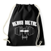 PRINTFASHION Heavy Metal súlyemelés - Sportzsák, Tornazsák - Fekete