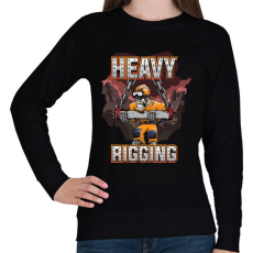 PRINTFASHION Heavy Rigging - Női pulóver - Fekete
