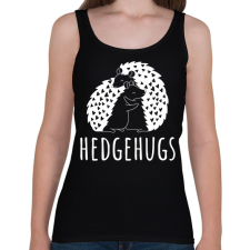 PRINTFASHION Hedgehugs - Női atléta - Fekete női trikó