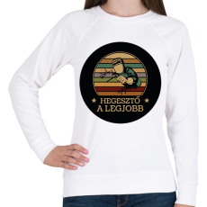 PRINTFASHION Hegesztő - A legjobb - Női pulóver - Fehér