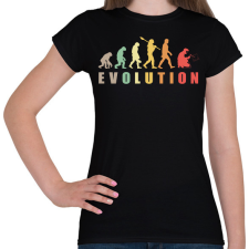 PRINTFASHION Hegesztő evolúció - Női póló - Fekete női póló