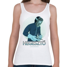 PRINTFASHION Hegesztő - Legendás - Női atléta - Fehér