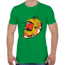 PRINTFASHION Hegesztő sisak - Férfi póló - Zöld férfi póló