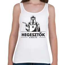 PRINTFASHION Hegesztők királya - Női atléta - Fehér
