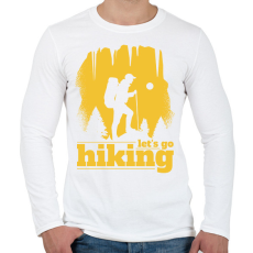 PRINTFASHION Hegymászás - Férfi hosszú ujjú póló - Fehér