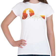 PRINTFASHION Hegymászás - Női póló - Fehér
