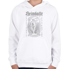 PRINTFASHION Heimdallr - Gyerek kapucnis pulóver - Fehér