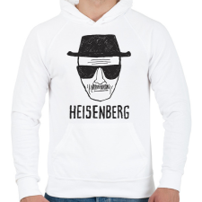 PRINTFASHION Heisenberg rajz - Férfi kapucnis pulóver - Fehér férfi pulóver, kardigán