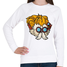 PRINTFASHION Hejmer - Női pulóver - Fehér