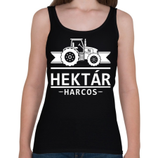 PRINTFASHION Hektár Harcos - Női atléta - Fekete női trikó