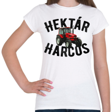 PRINTFASHION Hektár Harcos - Női póló - Fehér