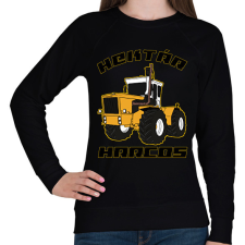 PRINTFASHION Hektár harcos  - Női pulóver - Fekete női pulóver, kardigán