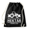 PRINTFASHION Hektár Harcos - Sportzsák, Tornazsák - Fekete