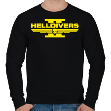 PRINTFASHION Helldivers 2 - Férfi pulóver - Fekete férfi pulóver, kardigán