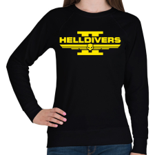 PRINTFASHION Helldivers 2 - Női pulóver - Fekete női pulóver, kardigán