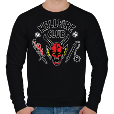 PRINTFASHION Hellfire Club 2 - Férfi pulóver - Fekete
