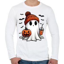 PRINTFASHION helloween - Férfi hosszú ujjú póló - Fehér férfi póló