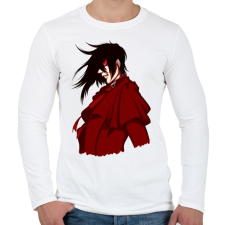 PRINTFASHION Hellsing - Férfi hosszú ujjú póló - Fehér férfi póló