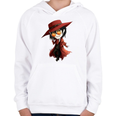 PRINTFASHION Hellsing - Gyerek kapucnis pulóver - Fehér