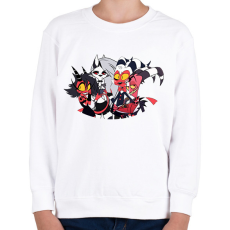 PRINTFASHION helluva boss #2 - Gyerek pulóver - Fehér